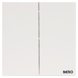 Vega Q3L1021-MW 10AX250V~ 2 Gang 1 Way Switch -Matte White