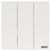 Vega Q3L1031-MW 10AX250V~ 3 Gang 1 Way Switch -Matte White - Gambar 2
