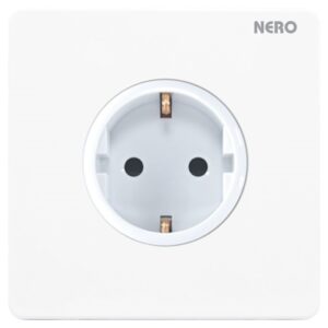 Casa X216VG-W 16A 250V~ 1 Gang Schuko Socket With Shutter – White